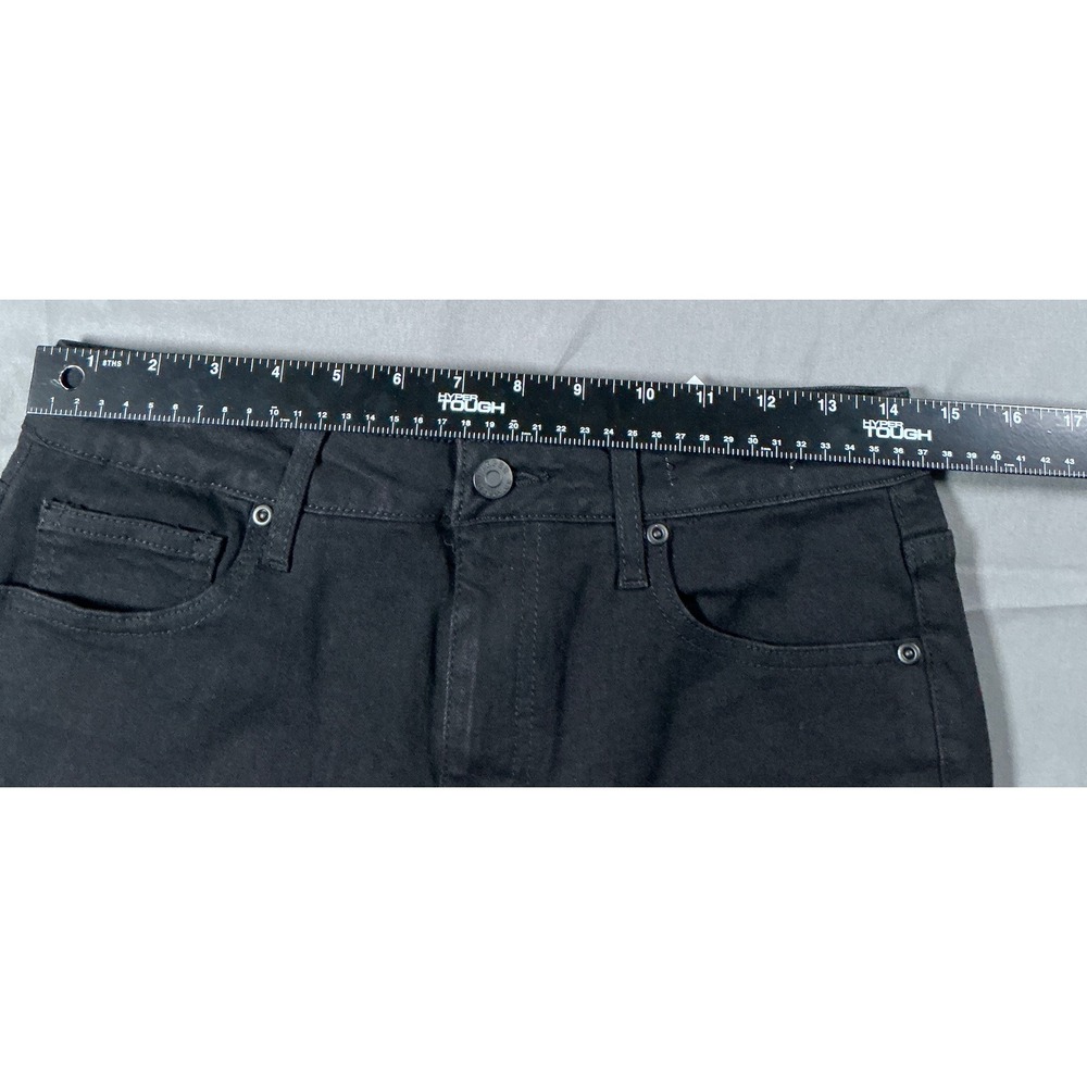 Harper Heritage Women High Rise Skinny Black Denim Cut Off Short Sz 29/ US 8 NWT - Picture 2 of 11